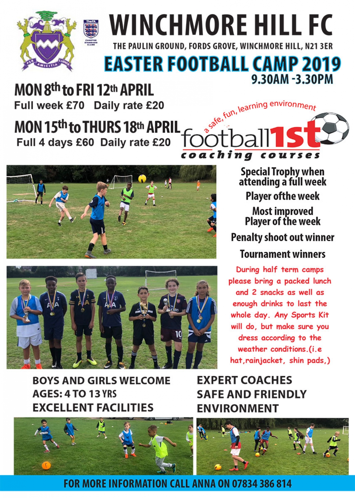 Easter 2019 Football Camps Youth Football News Youth News