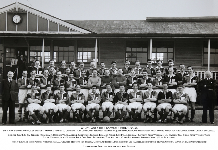 WHFC Club Photo 1956