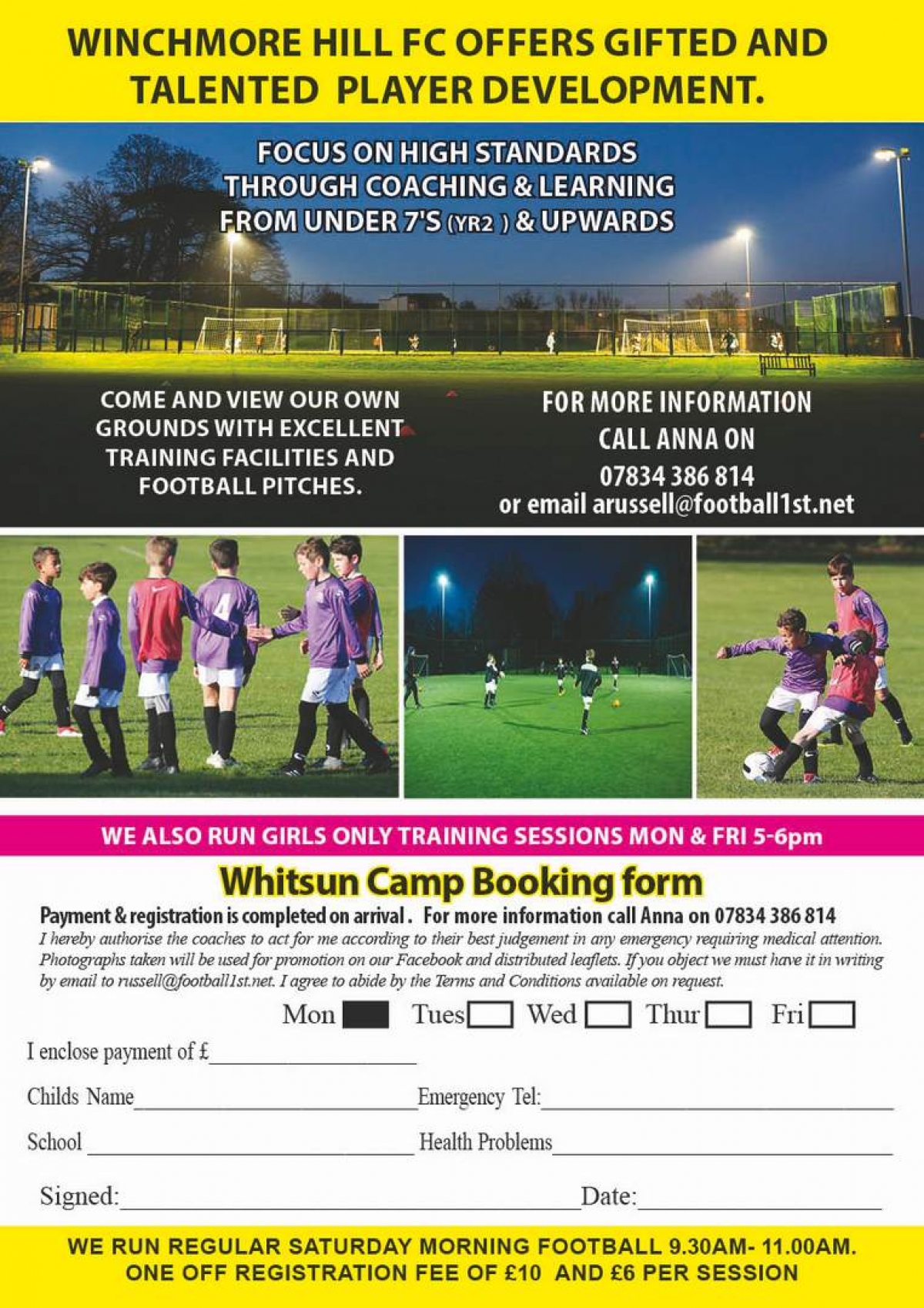 Whitsun 2019 Football Camps