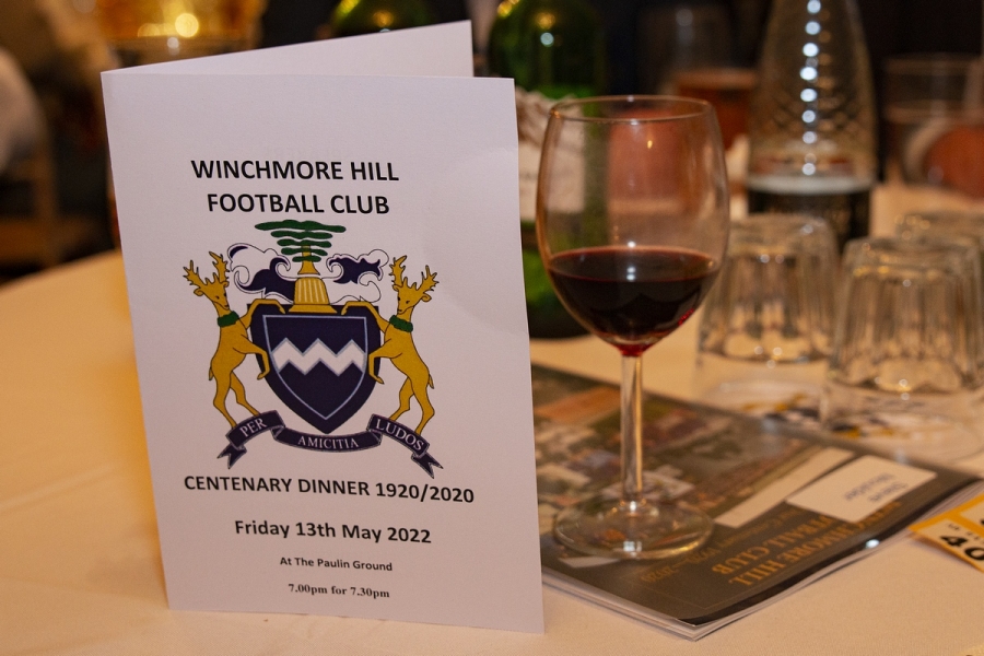 WHFC-Centenary-Dinner-13th-May-2022 - Winchmore Hill Football Club -